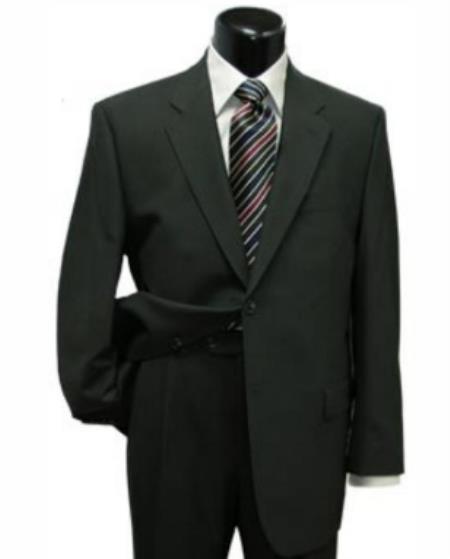 Mens 36 Long Suit - Size 36L Black Suit