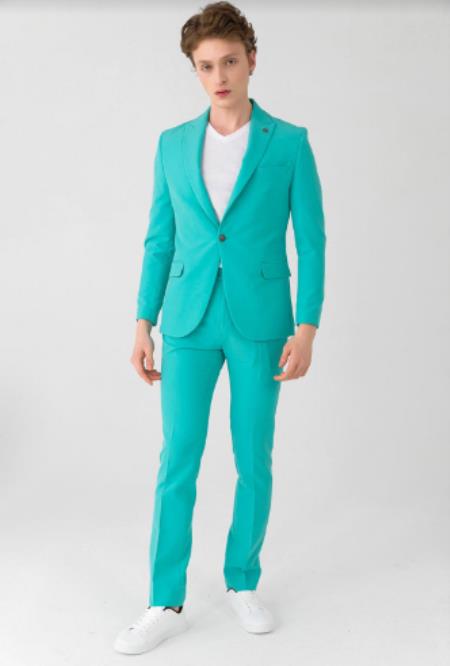 Wedding Suit - Tiffany Blue Tuxedo