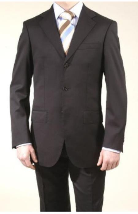 48 Short Suit - Mens Black Suits 48s