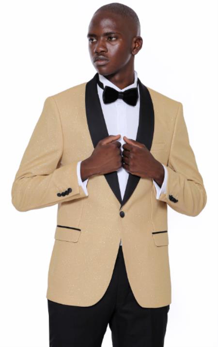 Party Suits - Fashion Yellow Suits - Mens Stage Festive Bright Color Suits