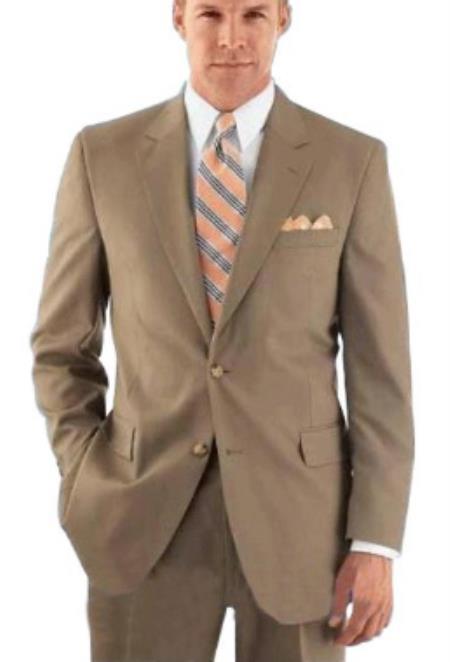46r Suit Size - Tan ~ Beige Mens Suits 46r