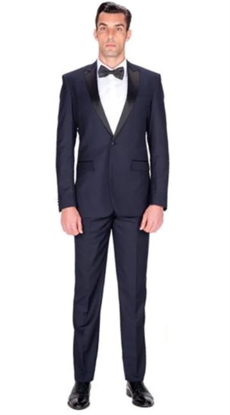 Dark Blue Prom Suit - Navy Blue Prom Suit