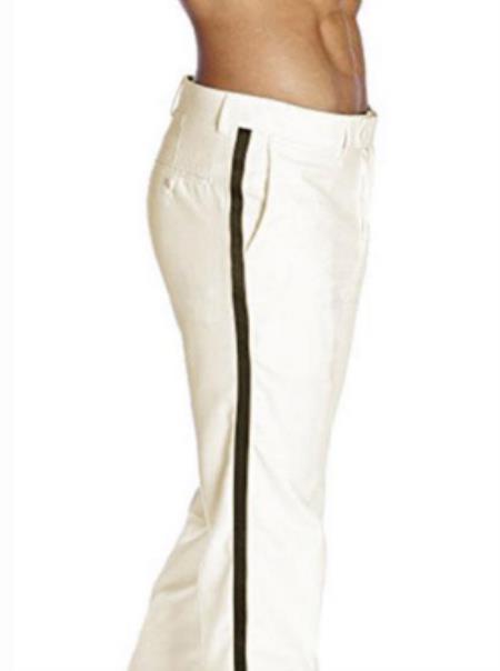Mens Ivory Dress Pants - Cream Pants - Off White Slacks
