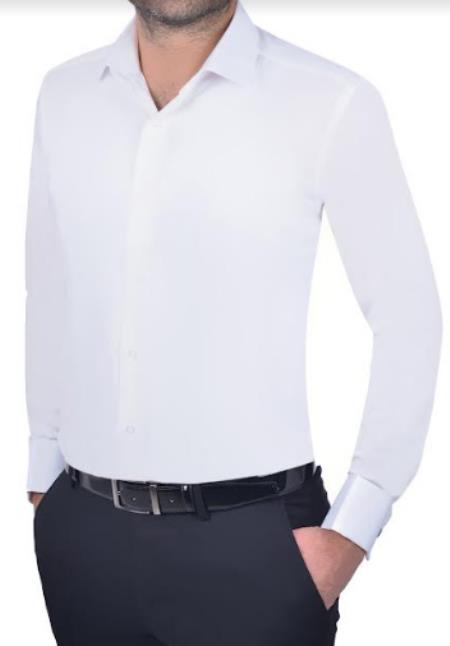 Mens Tuxedo Dress Shirt - Groom Shirt