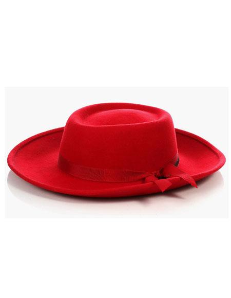 Pachuco Hats - Red Hat 