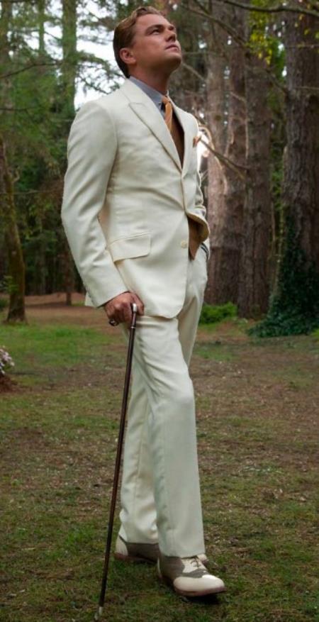 Mens Great Gatsby Costume - Great Gatsby Suit - Gatsby Clothes (Vest + Pants + Suit Shirt Tie Package)