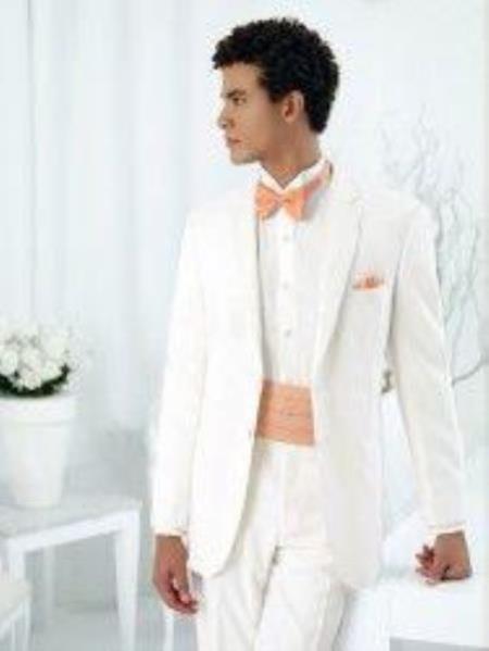 Extra Long Tuxedo Big And Tall Tuxedo Modern Essentials 2-Button Notch Wedding / Prom Formalwear Ivo
