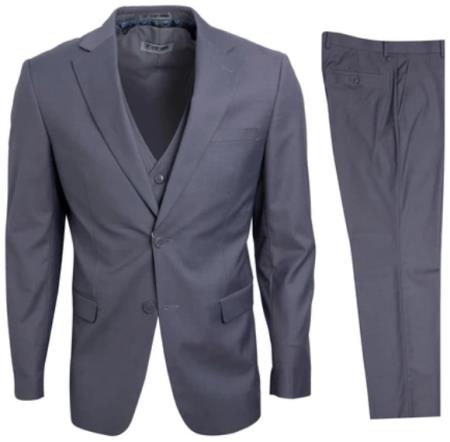 Stacy Adams Suit Hybrid Fit Suit Formal Gray