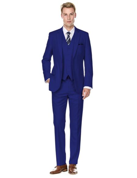 Retro Paris Suits - Retro Paris - Retro Mens Blue Suits - Style Same As Whats on the that Page