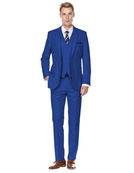 Retro Paris Suits - Retro Paris - Retro Mens Royal Blue Suits - Style Same As Whats on the that Page