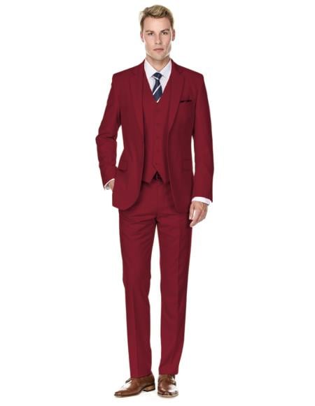 Retro Paris Suits - Retro Paris - Retro Mens Red Suits - Style Same As Whats on the that Page