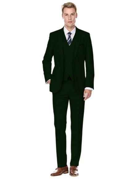 Retro Paris Suits - Retro Paris - Retro Mens Forest Green Suits - Style Same As Whats on the that Pag