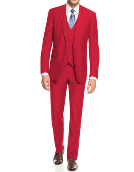 Retro Paris Suits - Retro Paris - Retro Mens Red Suits - Sty