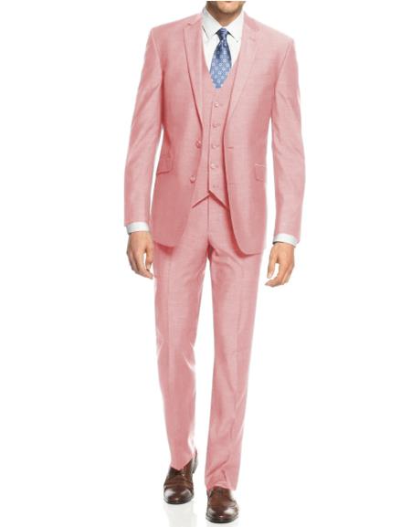 Retro Paris Suits - Retro Paris - Retro Mens LT Pink Suits - Style Same As Whats on the that Page - Slim Fit Cut