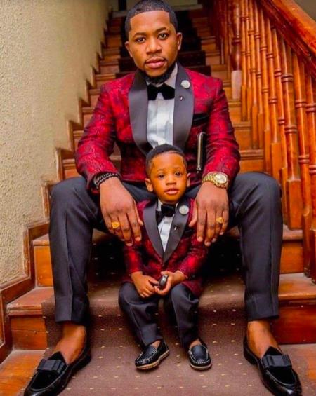 Dad And Son Matching Suits - Red Dad and Son Outfits