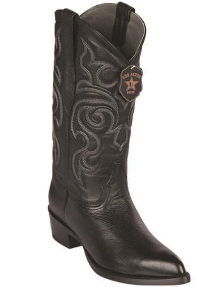 Elk Cowboy Boots Black