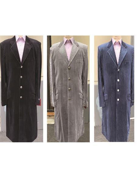 Corduroy Suit - Corduroy Zoot Suit Available in Black or Navy or Silver