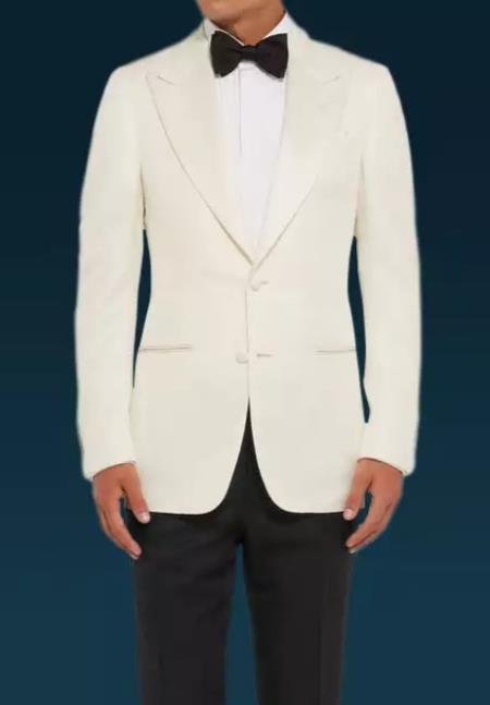Ivory Tuxedo Jacket - Cream Wedding Suit - Off White Suit (Jacket and Pants Included)