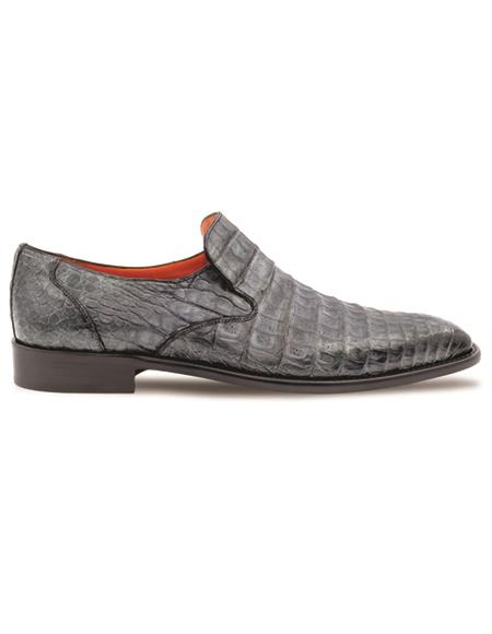 Brand: Mezlan Shoes For Men On Sale Mens Contemporary Plain Toe Exotic Slip On Medium