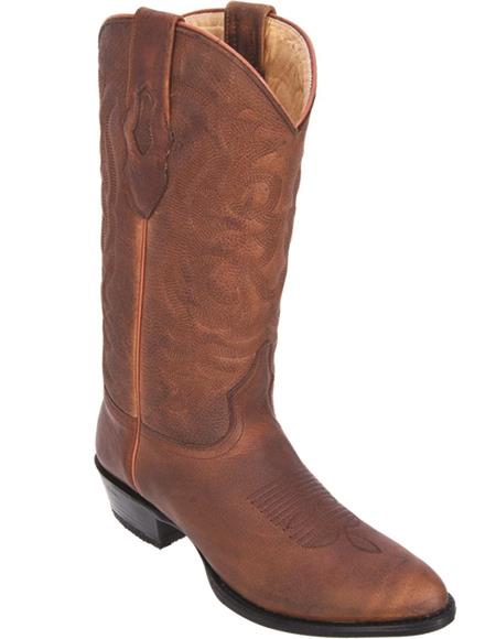 R Toe Cowboy Boots - Los Altos Rage Classic R Toe Western Boots Honey