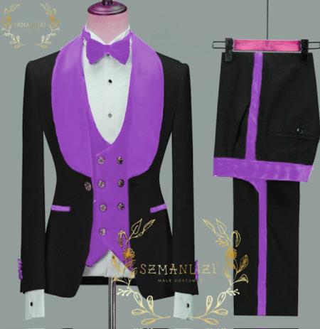 Groom Tuxedo Lavender