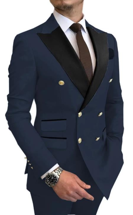 Double Breasted Tuxedo - Double Breasted Suit - Groom Suit - Groom Tuxedo - Wedding Suit
