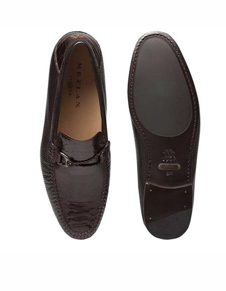 Men's Black Slip On Shoes Stylish Dress Loafer Style
