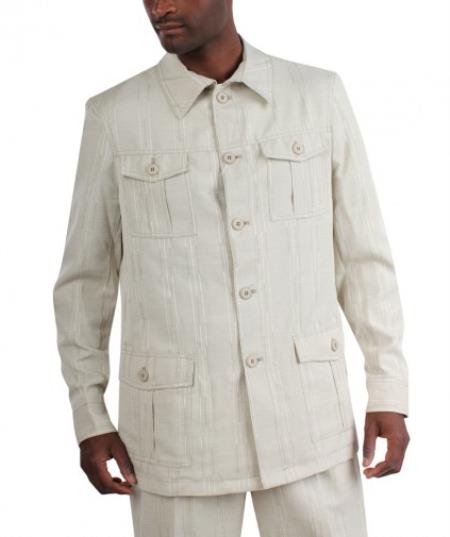 white safari suit half sleeve