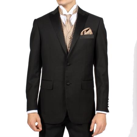 Cravat SW1 Mens Brand New Champagne Wedding Evening Formal Suit Waistcoat 