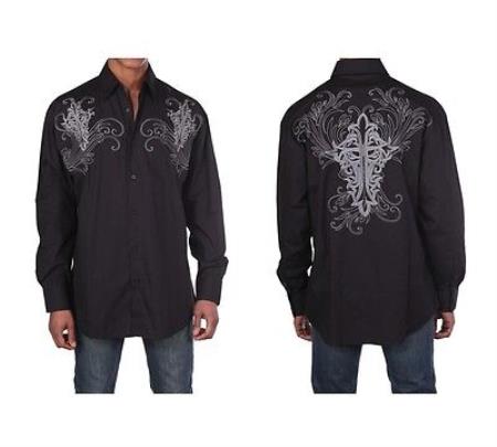 Men's 100% Cotton Stylish Casual Fashion Shirt With Embroide