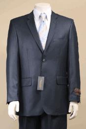  Big and Tall Size 56 to 72 2-Button Suit Textured Patterned Sport