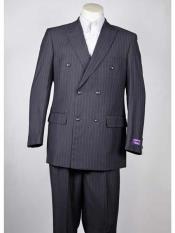  Fit Peak Lapel Double Breasted Suit