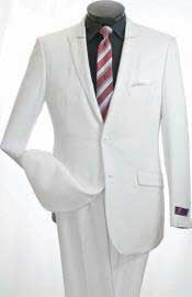  Single Breasted Mens 2 Piece Slim Narrow Peak Lapel Suit