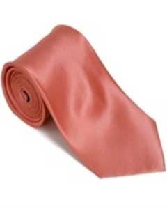  Apricotpink 100% Silk Solid Necktie With Handkerchief Buy 10 of same color
