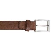  Authentic Genuine Skin Italian Brown Ostrich Quill Belt Available In 1 Size