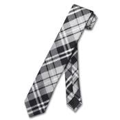  Gray White Mens 25 Neck Tie