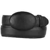  Leather Black Western Style Belt