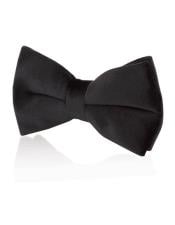  Mens Black Velvet Fashion Bow Tie-Mens Neck Ties - Mens Dress Tie