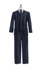  Kids Sizes Tuxedo Suit Dark Navy Suit Perfect For boys wedding