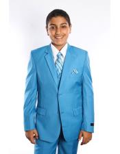  Boy s Kids Toddler Suit Fashion Color Sky Blue  Powder Suits