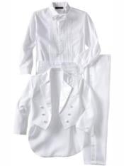  Boys Notch Lapel White Kids Sizes Tuxedo Suit Perfect For boys