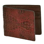  Mens Genuine Exotic Animal Skin Wallet ~ billetera ~ CARTERAS Brown / Cafe Genuine Gator Card Holder Wallet