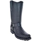  Mens Caiman Biker Boots With Industrial
