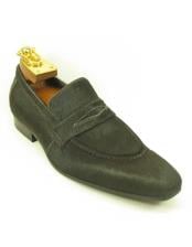  Carrucci Slip On Style Calfhair Brown