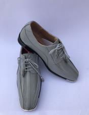  Mens Cap Toe Lace Up Style Gray ~ Grey Dress Shoes