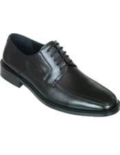 Cap Toe Stylish Black Shoe