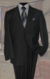  Charcoal Mens Wool Suit 2 Button