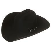  Classic Black Felt Cowboy Hats 