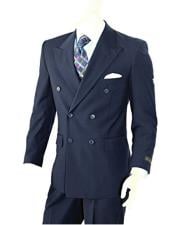  Mens Double Breasted Suits Two-piece Classic