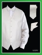  4 Piece Groomsmen Dress Tuxedo Wedding Vest ~ Waistcoat ~ Waist